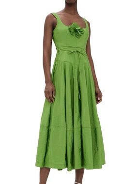 Cinq `a Sept Women's Joisian Dress, Salted Lime, size 2